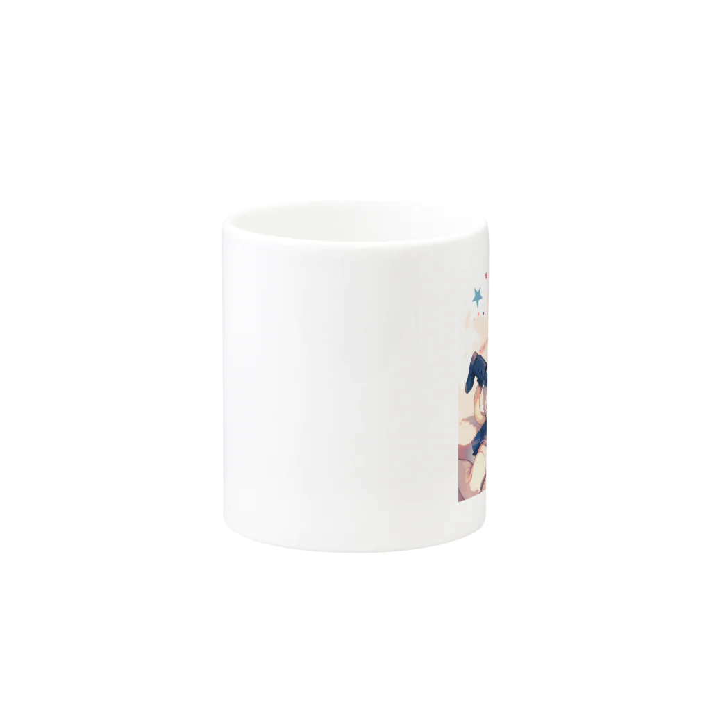 AQUAMETAVERSEの星屑の誓い、勇気の歌 Marsa Mug :other side of the handle