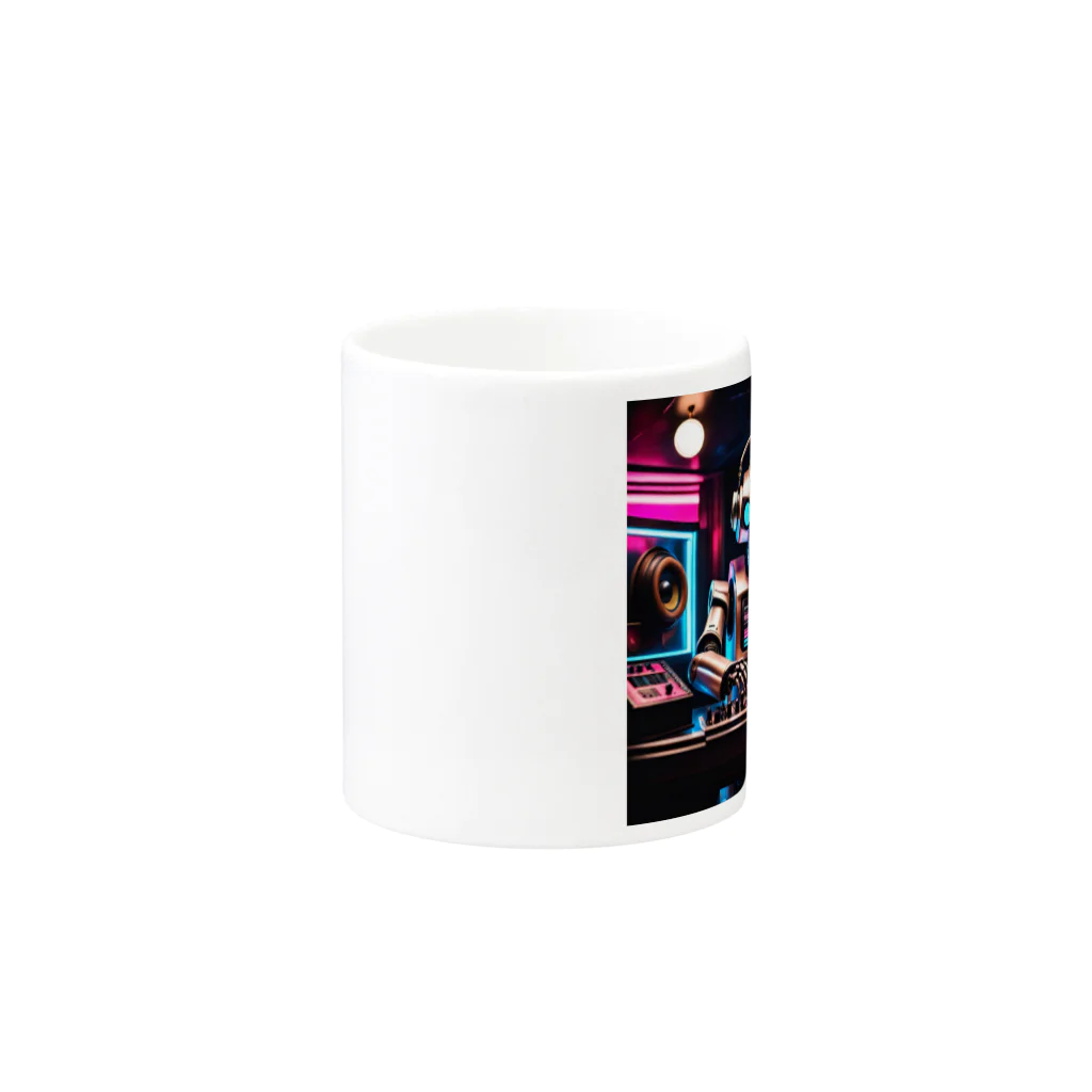 パワドラのDJロボット1 Mug :other side of the handle