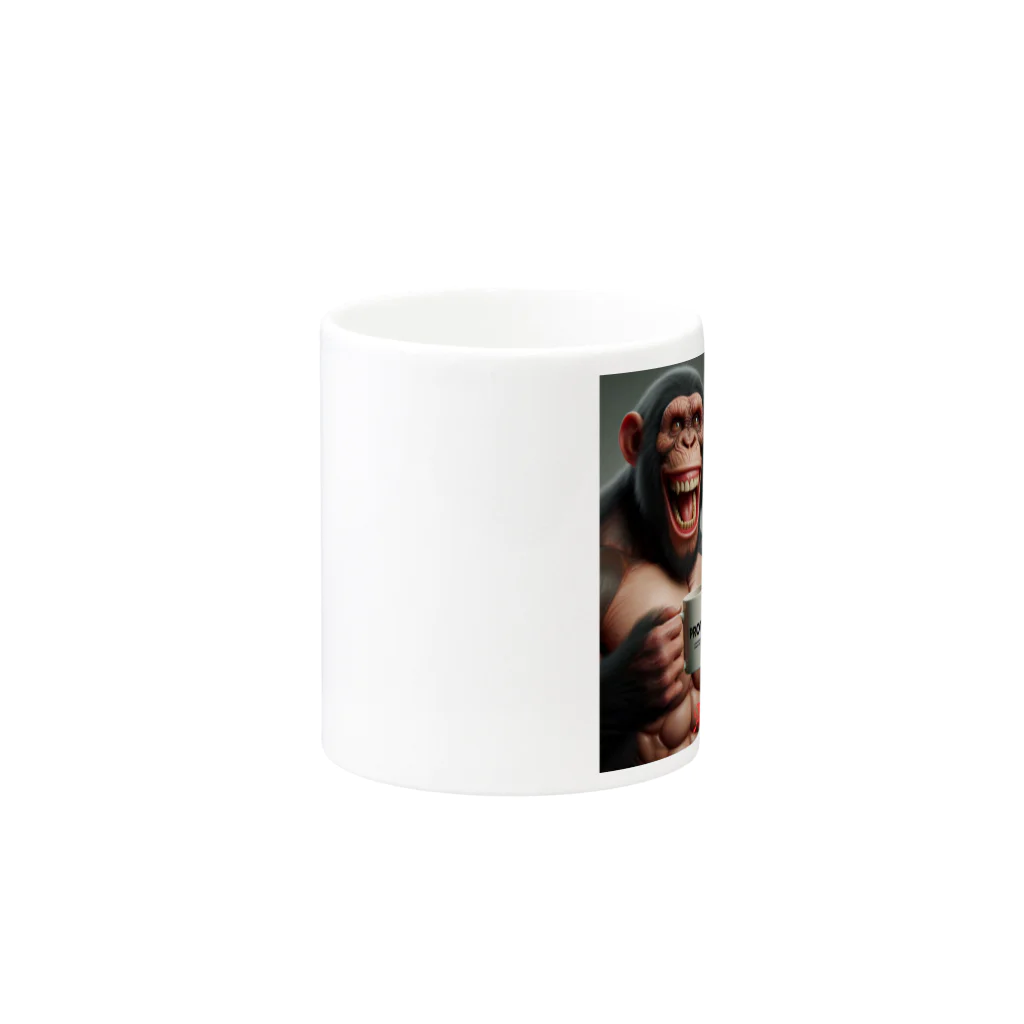 AREUSのAREUS× CHIMPANZEE#3 Mug :other side of the handle