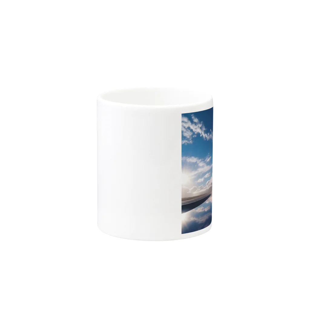 chan-takehaniの天空の鏡  Mug :other side of the handle