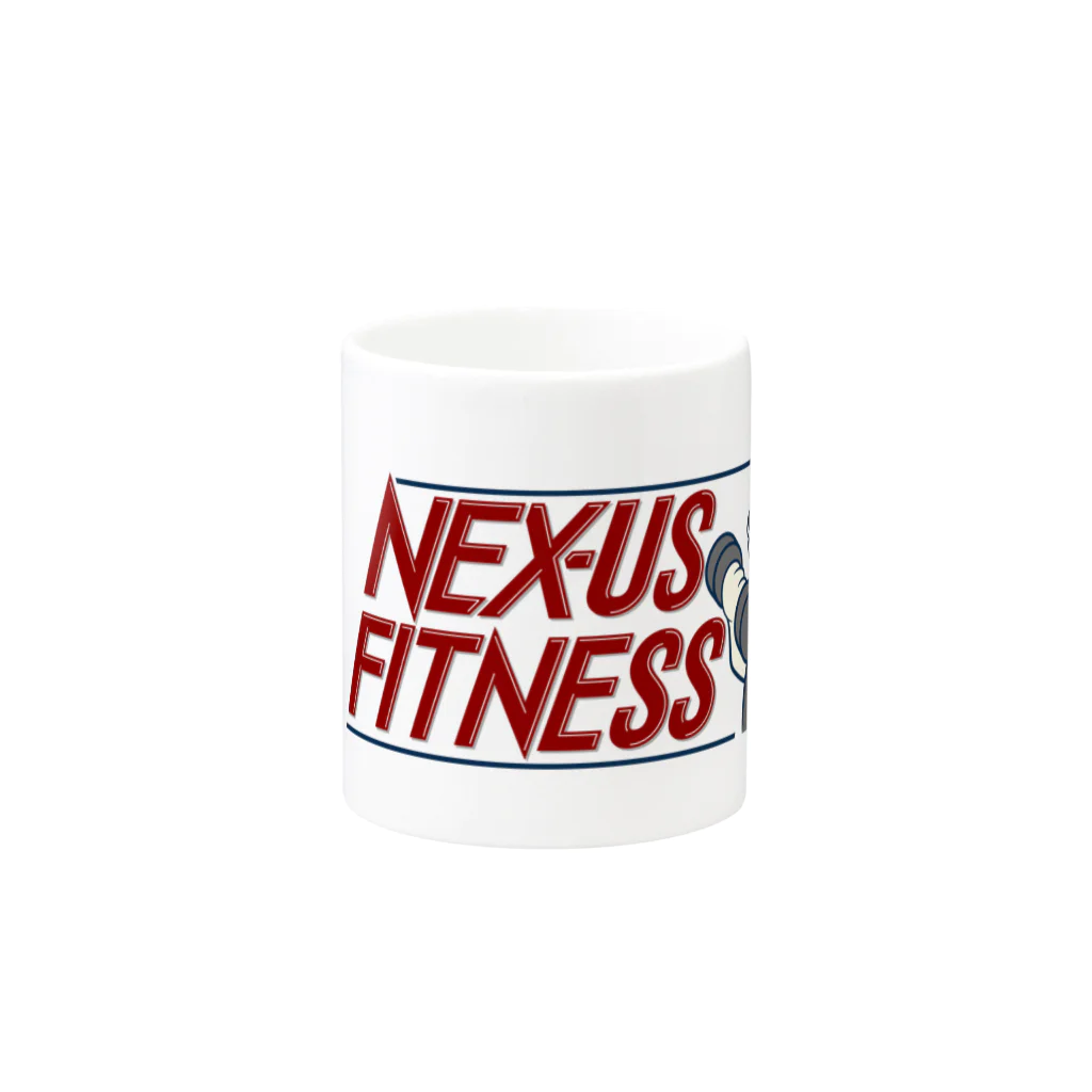 nex-usfitness武蔵浦和のネクサスフィットネス武蔵浦和のロゴグッズ マグカップの取っ手の反対面