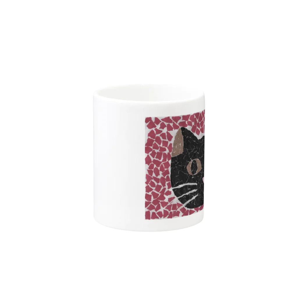 きるみーの黒猫🐈‍⬛ マグカップの取っ手の反対面