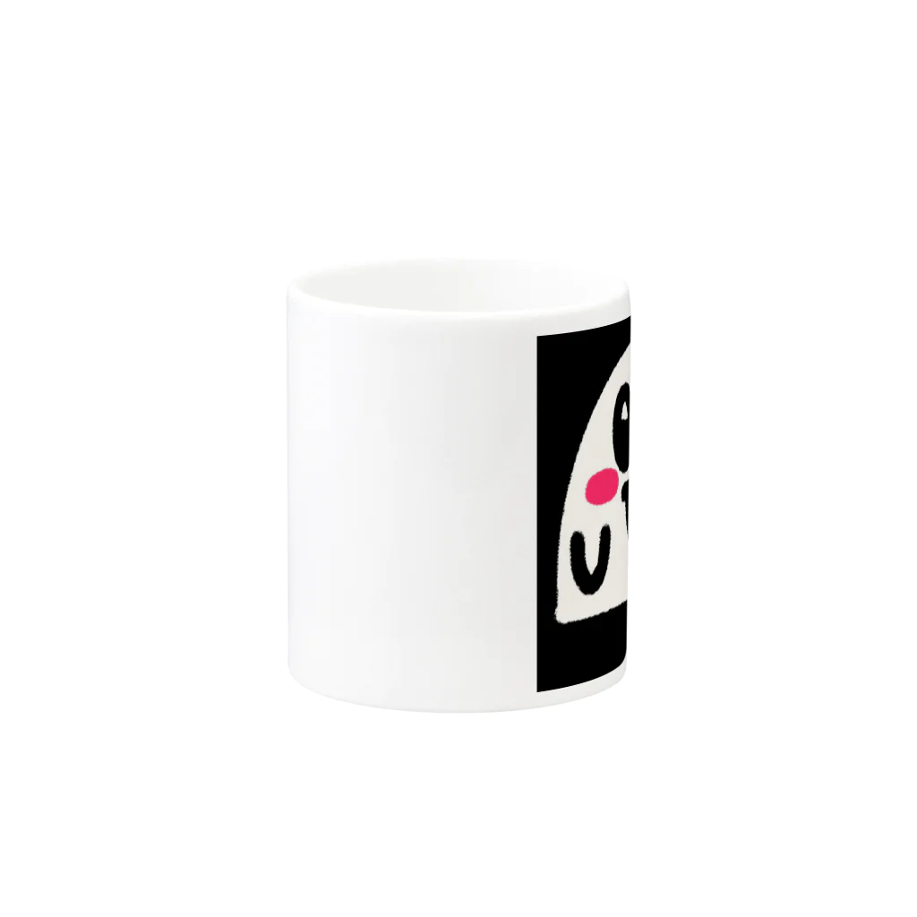 スティックのりのかわいいおばけちゃん Mug :other side of the handle