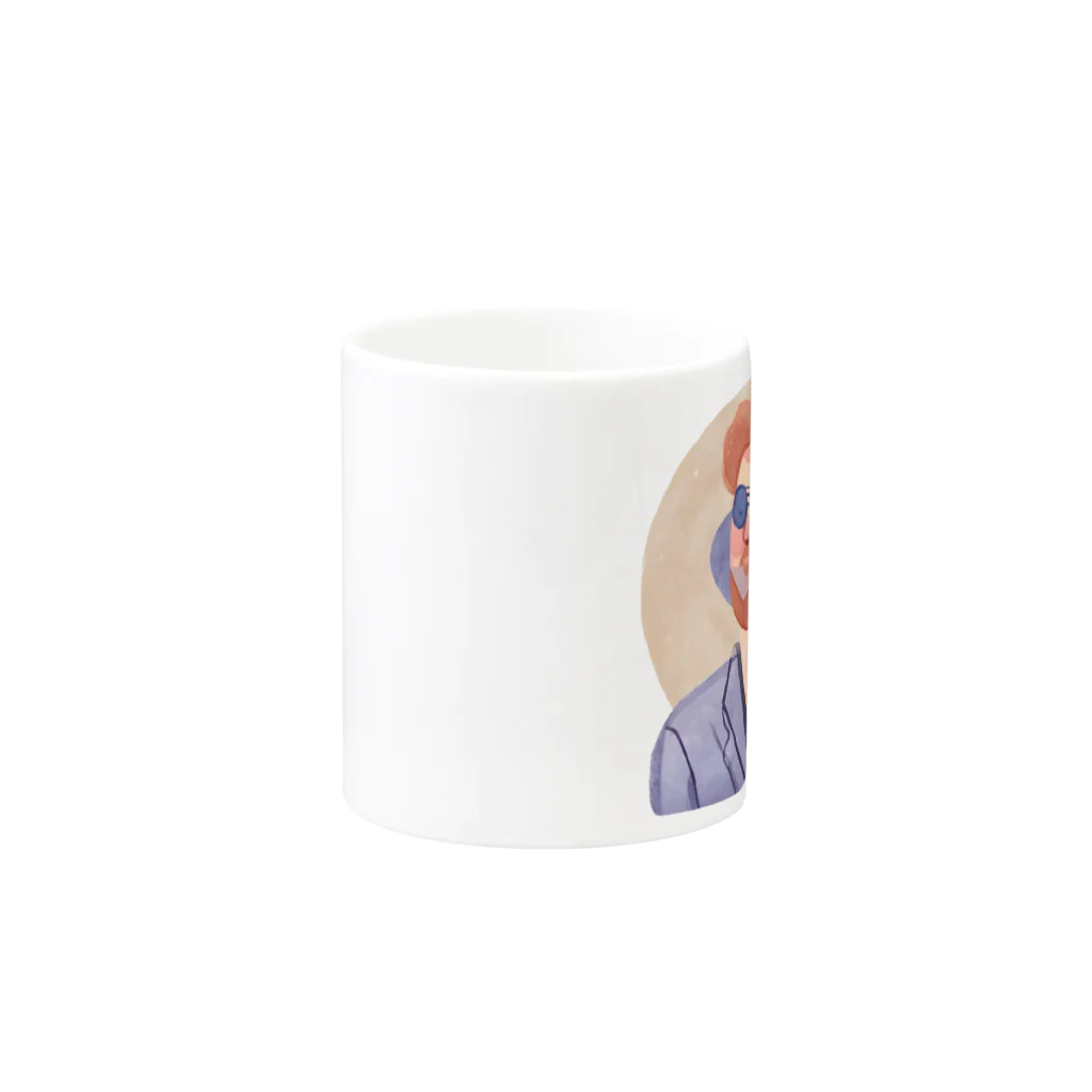 変わり者の集まりのおしゃれな田舎のおじさん Mug :other side of the handle