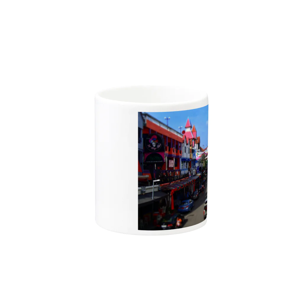 minaminokojimaのタイの街角 Mug :other side of the handle