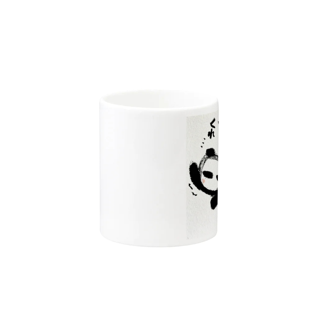 KIYOKA88WONDERLANDのささくれパンダ Mug :other side of the handle