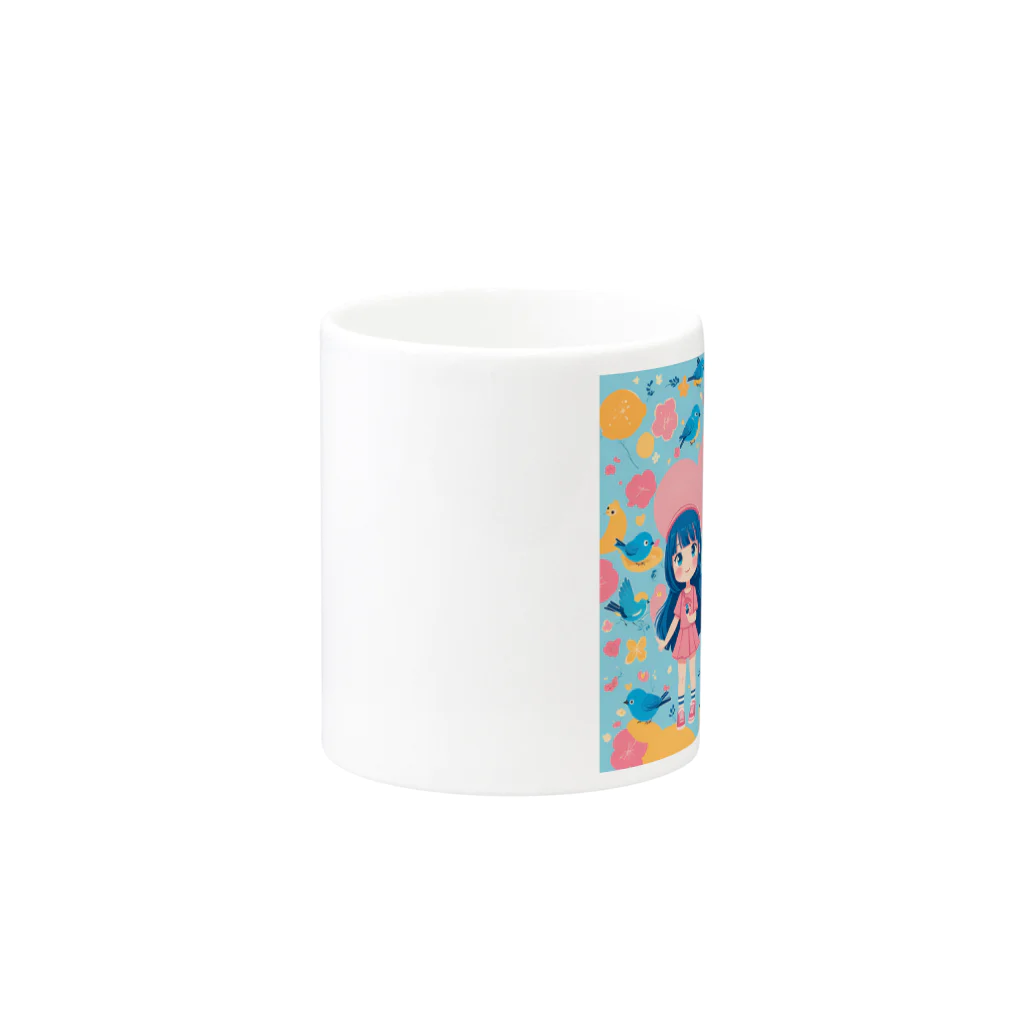 chillbee0416 (チルビー)のチルビー (koron) Mug :other side of the handle