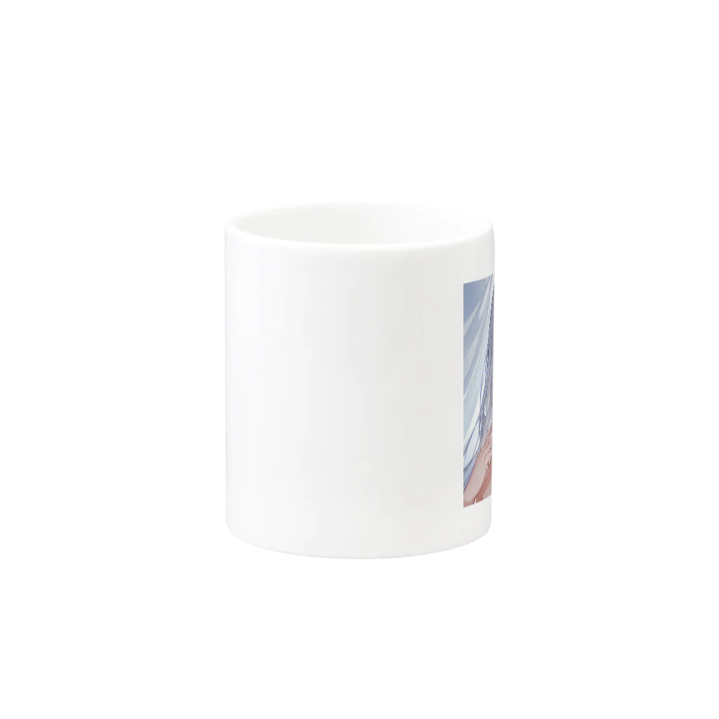 Papillonのオリジナル　女の子 Mug :other side of the handle