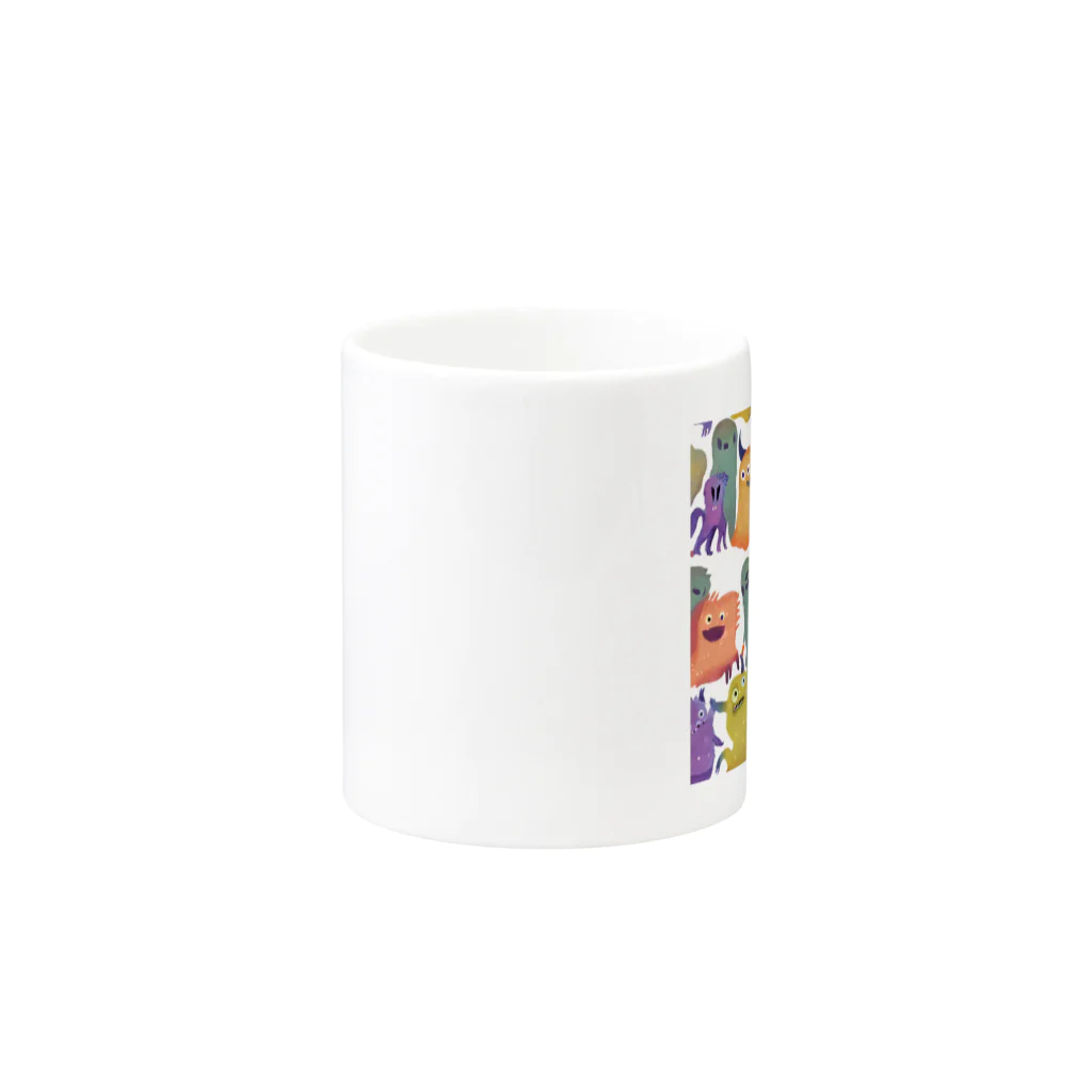 fugafuga31のわいわい Mug :other side of the handle