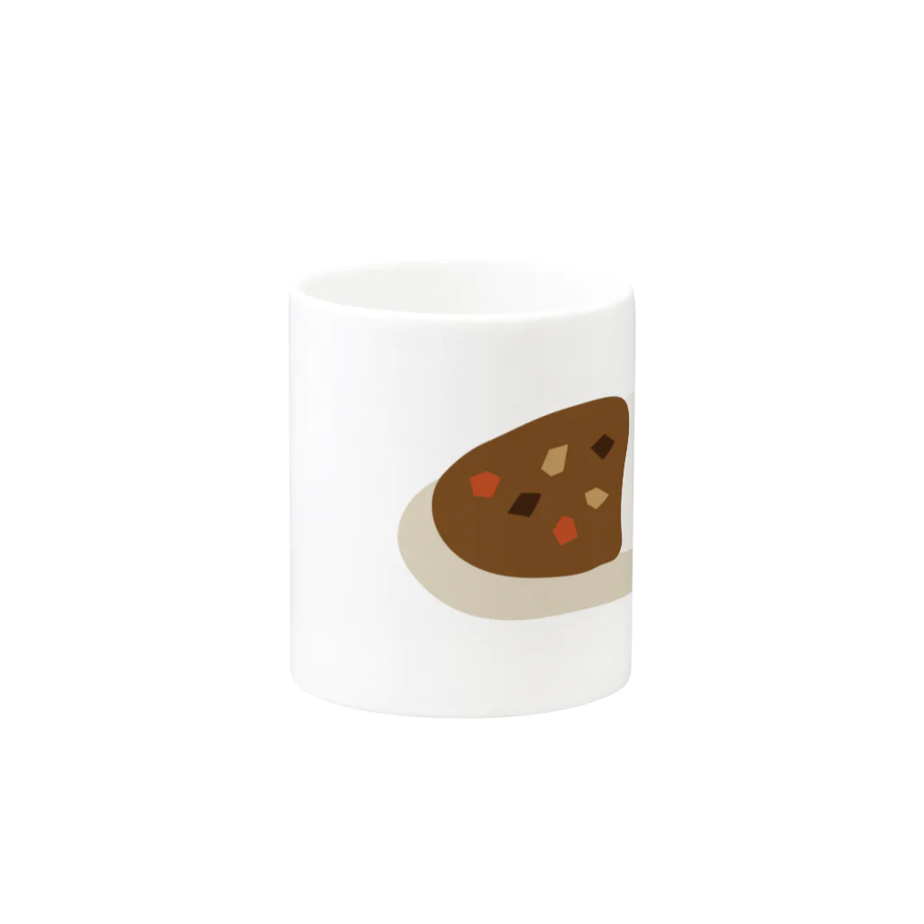 semioticaの大好物カレー Mug :other side of the handle