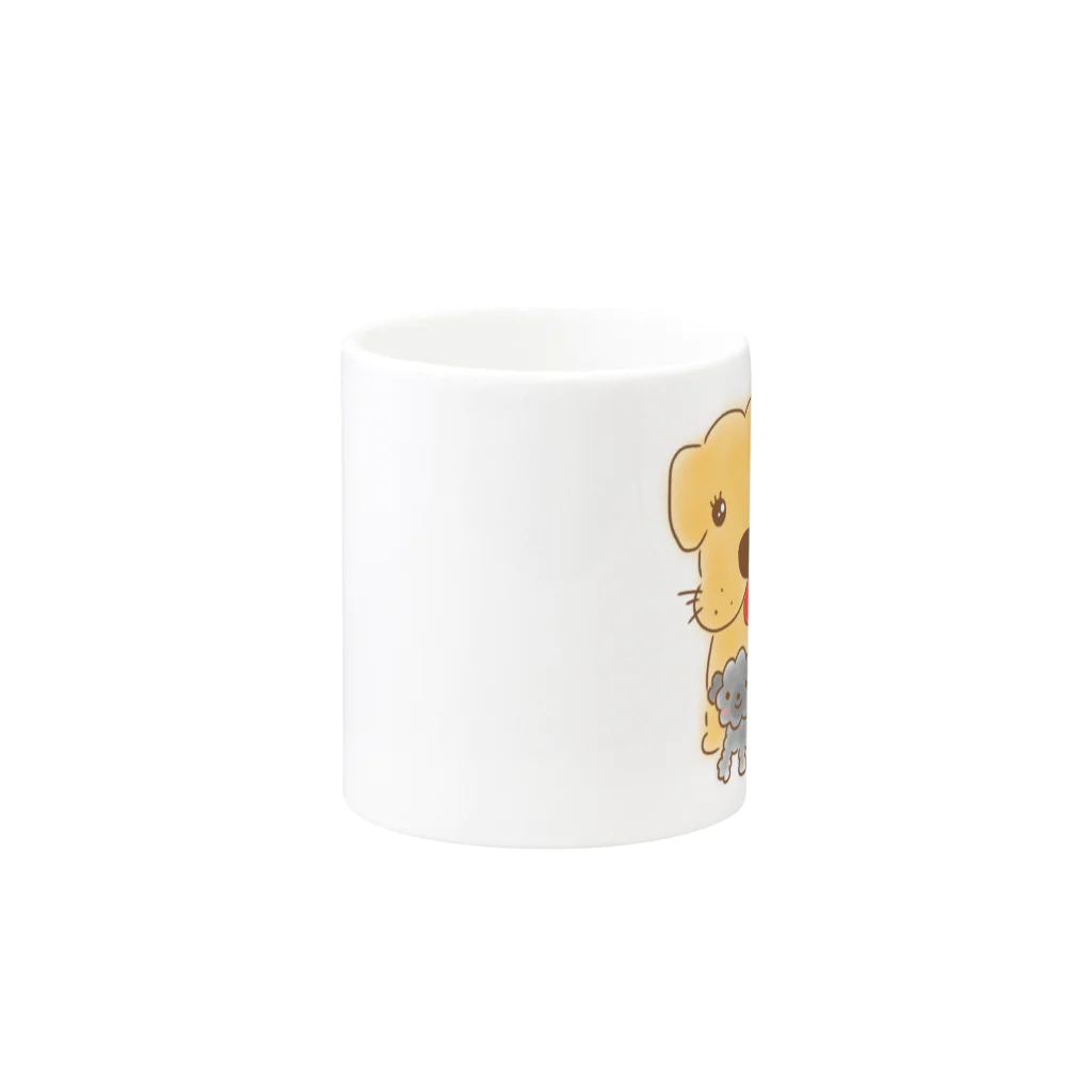 🍒みぃ🍒のもふもふ犬 Mug :other side of the handle