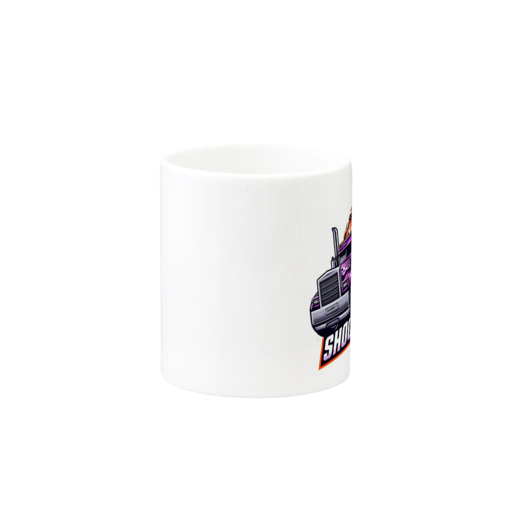 なおちゅん・デザインはうすのアメリカン・ステッカーシリーズ1 Mug :other side of the handle