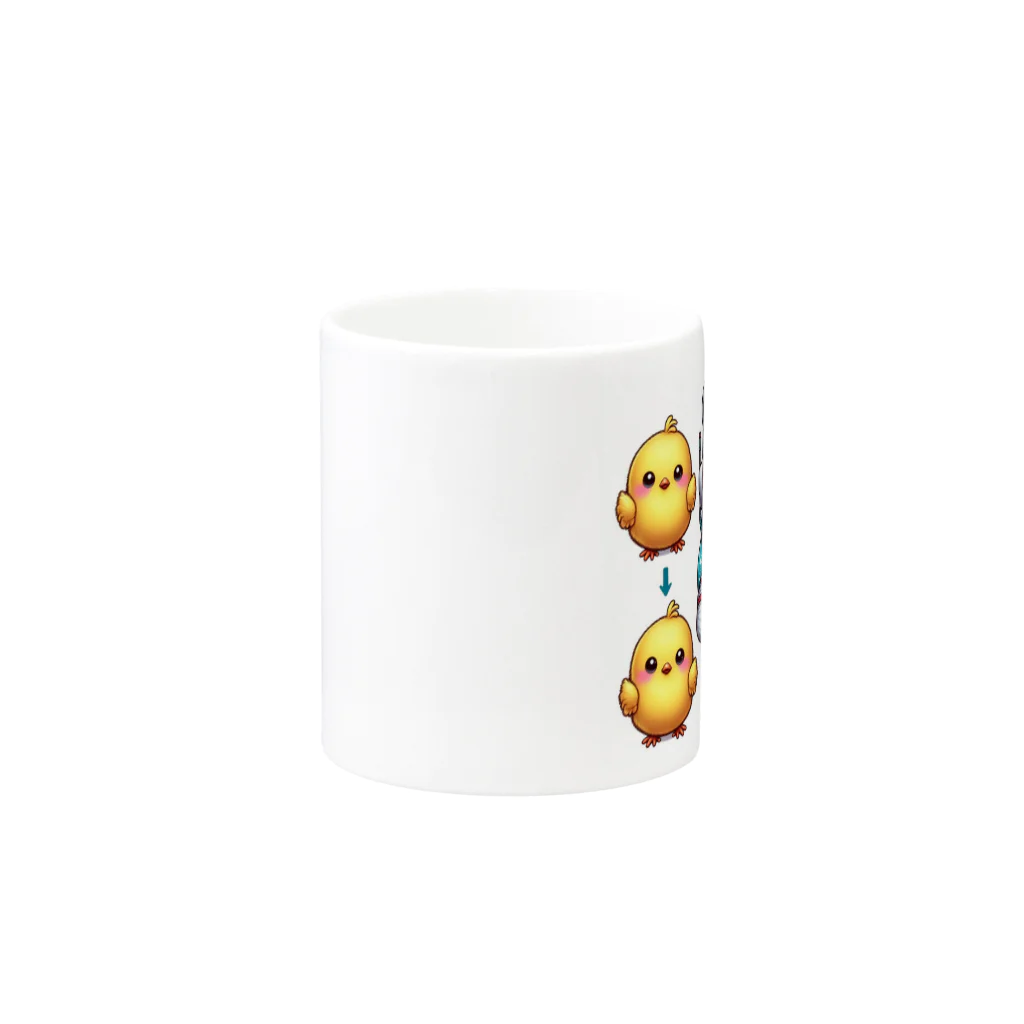 ichi_cocoのスペースキティ Mug :other side of the handle