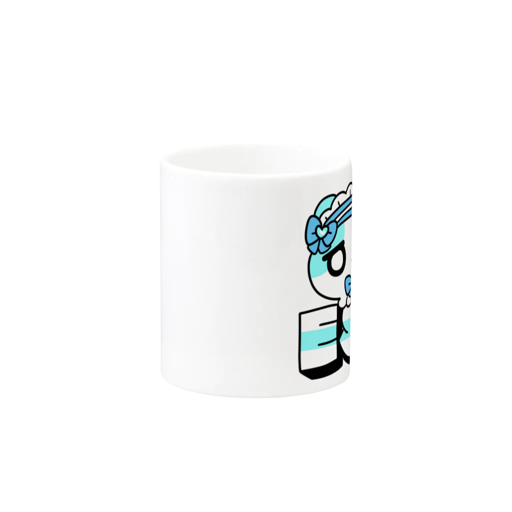 ムラサキゲジゲジのオンラインショップの16性格タコちゃんず ESFJ Mug :other side of the handle