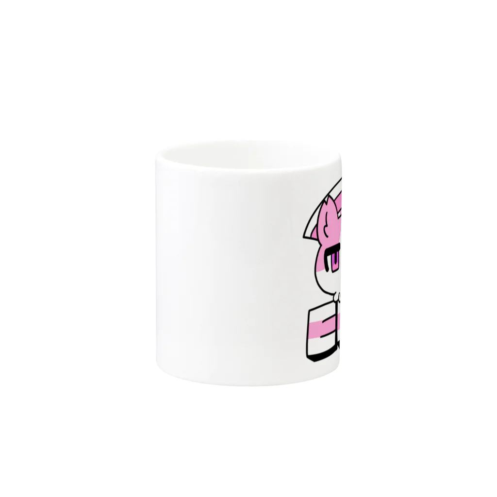 ムラサキゲジゲジのオンラインショップの16性格タコちゃんず ENTJ Mug :other side of the handle