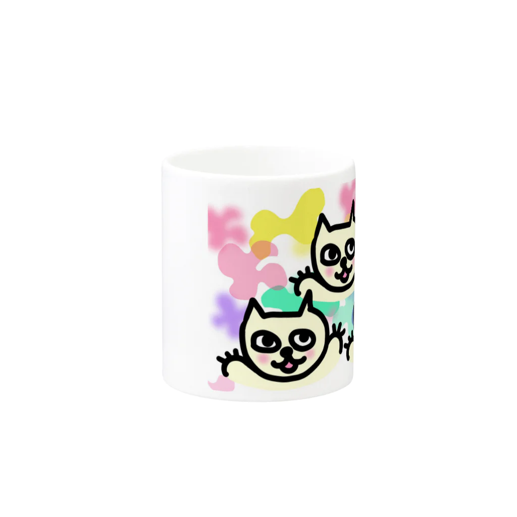 mimi☆のねこちゃん！ Mug :other side of the handle