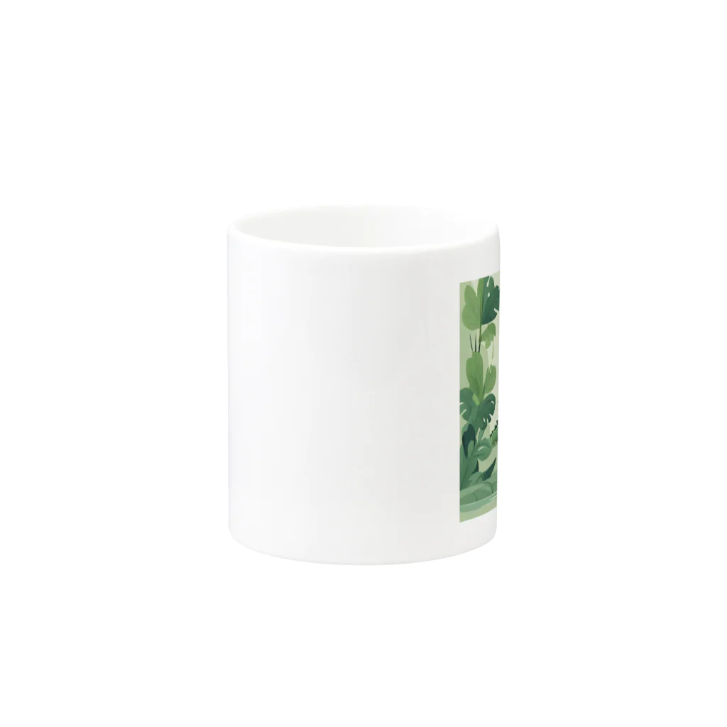 pipi_popoのワニワニ Mug :other side of the handle