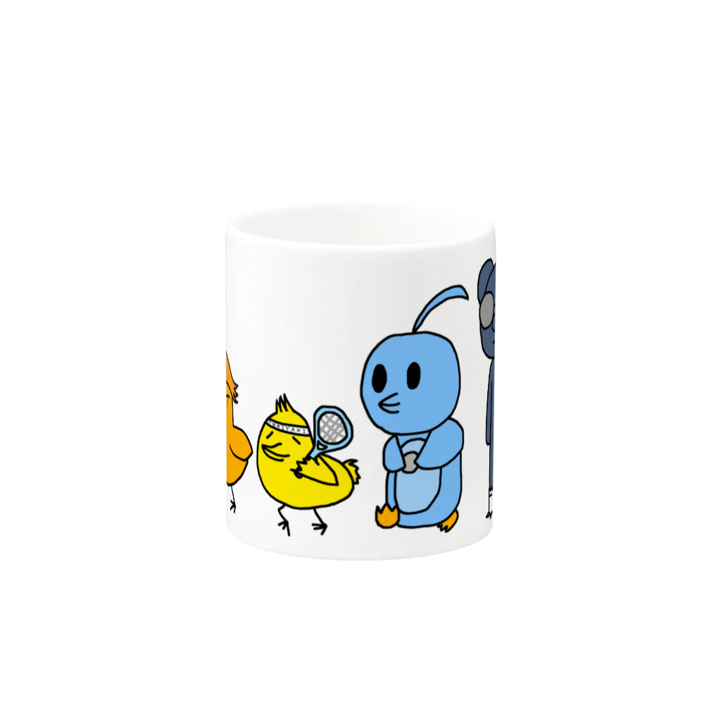 sgの４匹の動物 Mug :other side of the handle