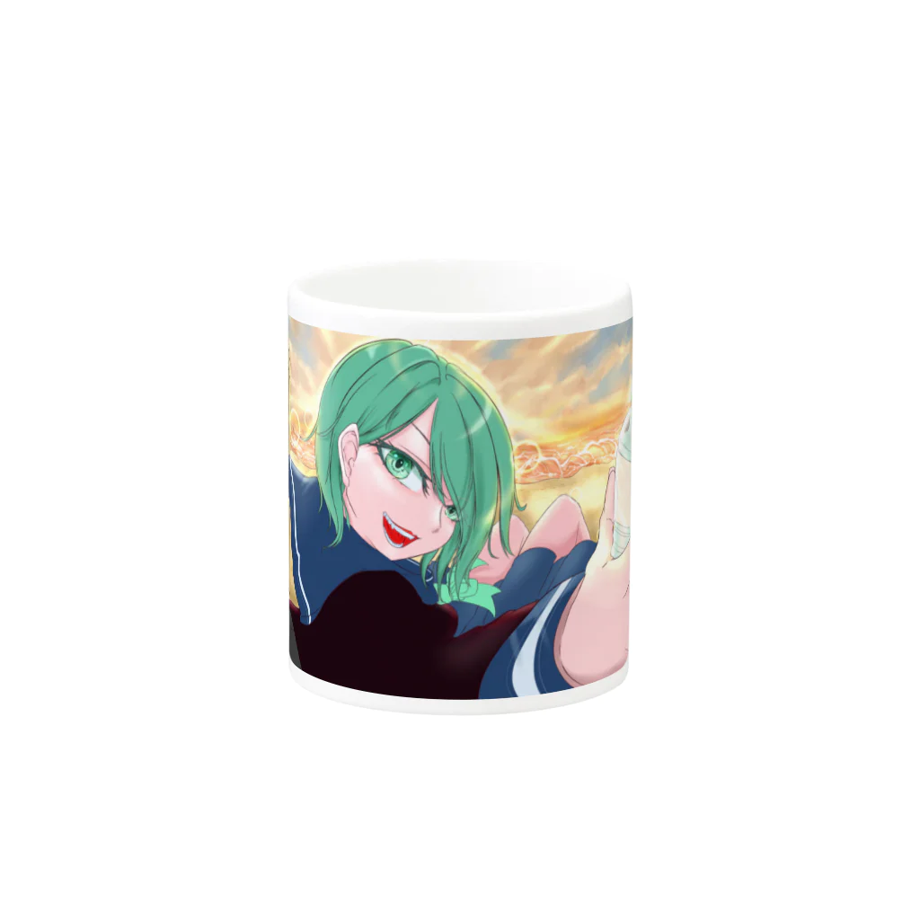 えりっくGOODSのえりっくと制服デート(コップ) Mug :other side of the handle