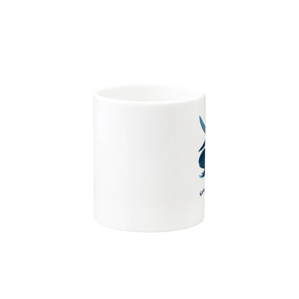 kotofumiのことふみヤタガラス君mojimoji Mug :other side of the handle