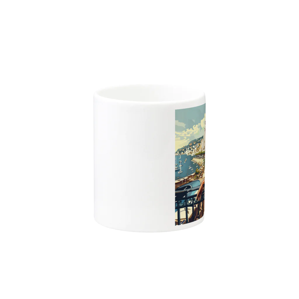 AQUAMETAVERSEのカジノ・ド・モンテカルロ　Tomoe bb 2712 Mug :other side of the handle