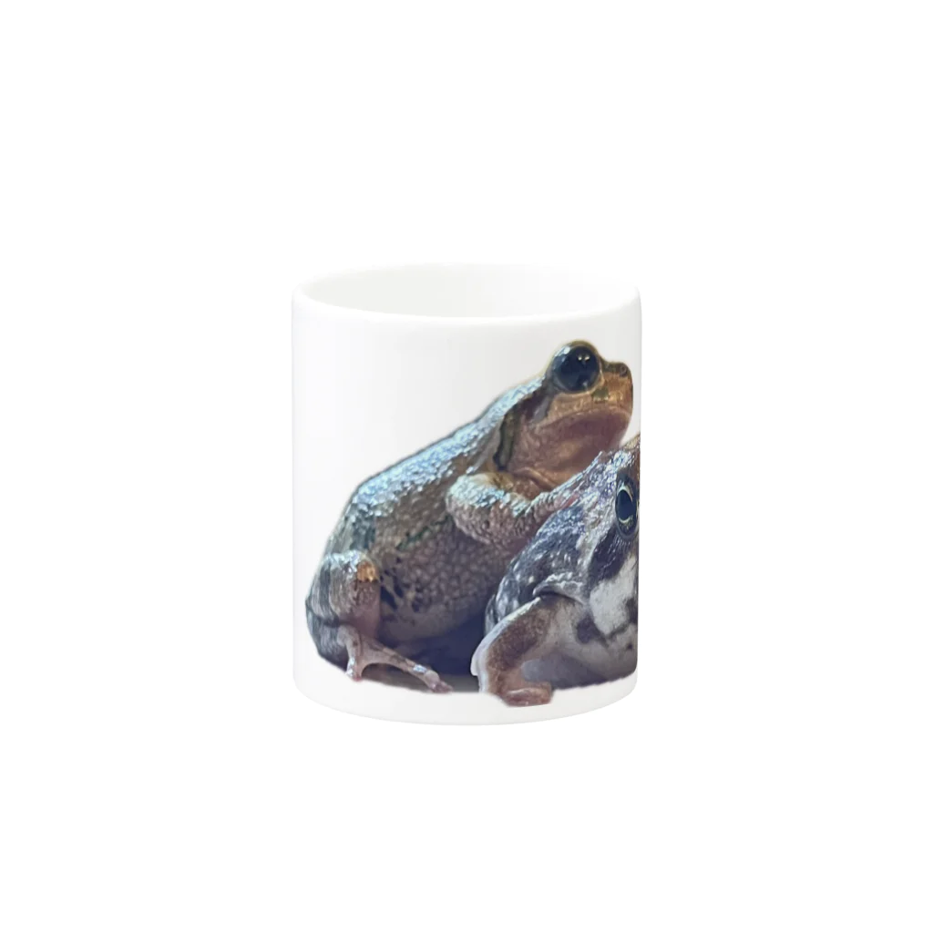 gecomochi0419のアマガエルのげこくんとげこもち Mug :other side of the handle