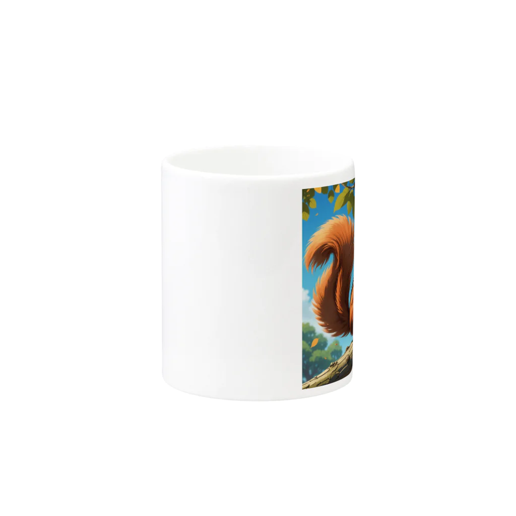 Enchanted Charm EmporiumのBreezy Squirrel ("ブリージースクイレル") Mug :other side of the handle
