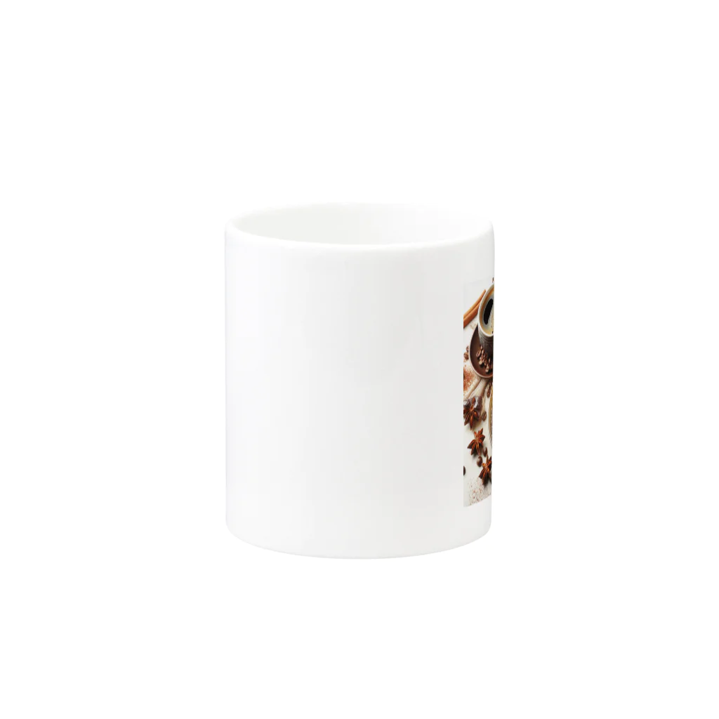 アミュペンの香り高いコーヒーの贅沢コンビネーション✨ Mug :other side of the handle
