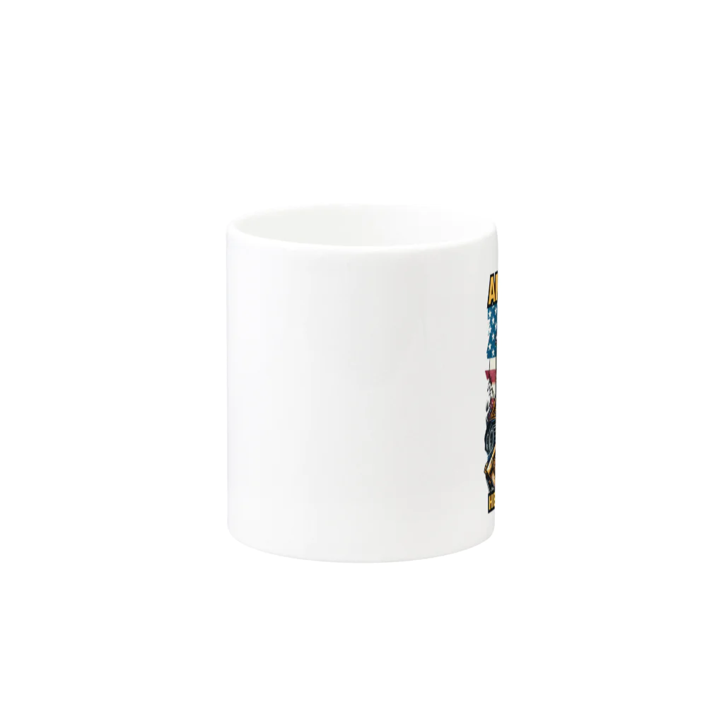 CYBER ARTの重機 Mug :other side of the handle