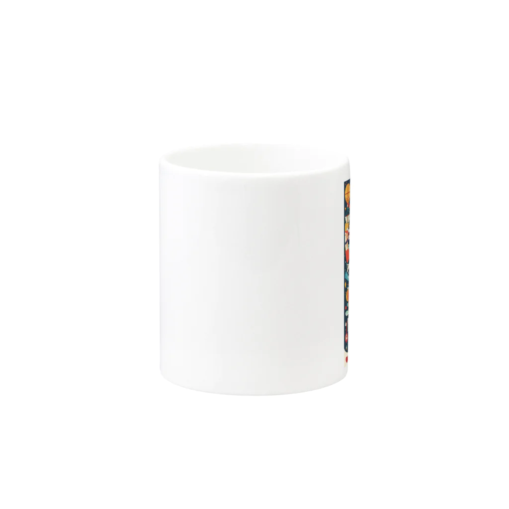 ai_dailylifeの猫 Mug :other side of the handle