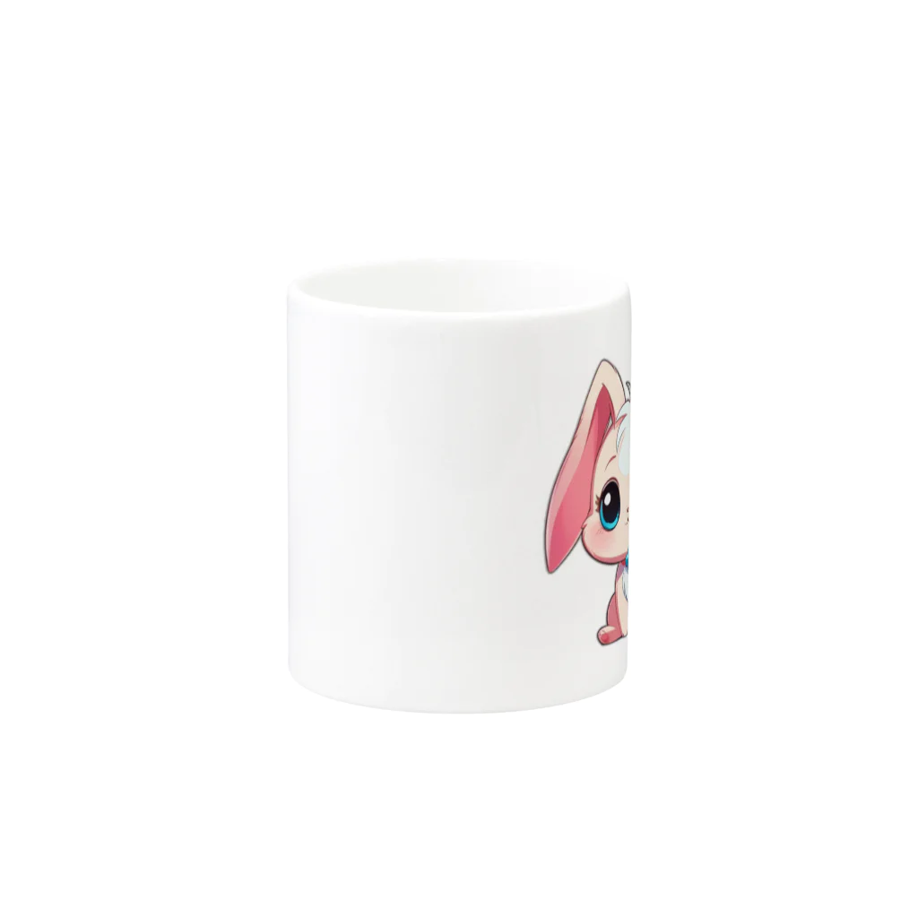 ちょっといいSHOPのちびアニマル（うさぎ） Mug :other side of the handle