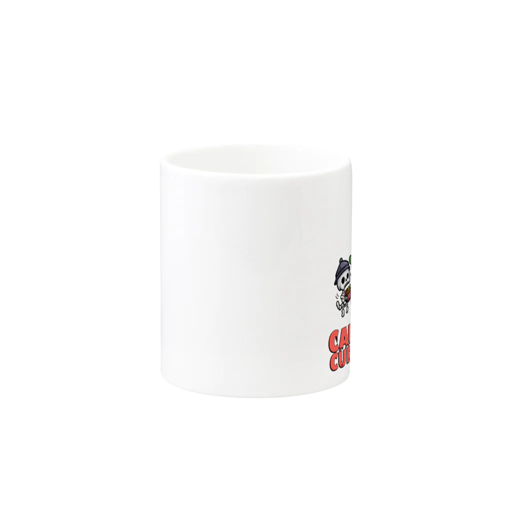 Stylo Tee Shopのネクロマンサーのネコさんのカレーパーティー Mug :other side of the handle