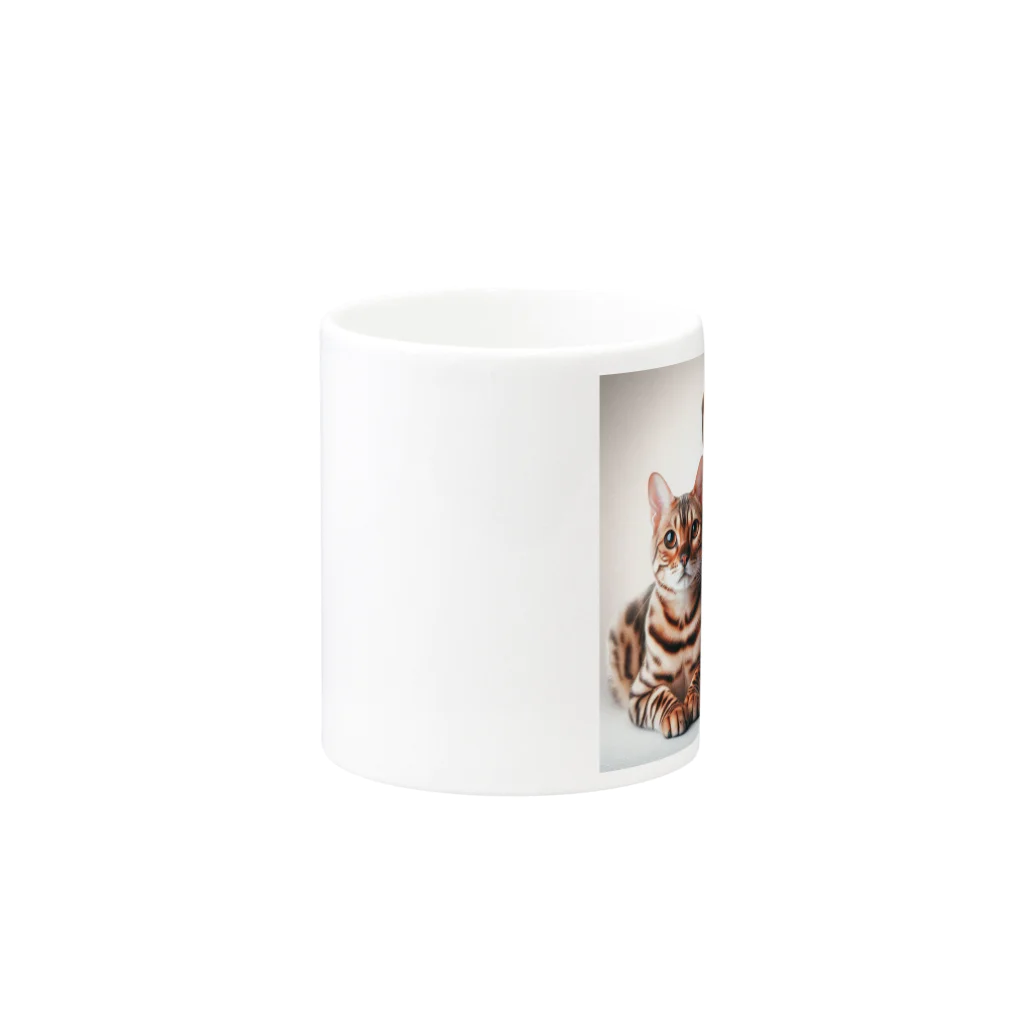 mameno_shinの猫と犬 Mug :other side of the handle