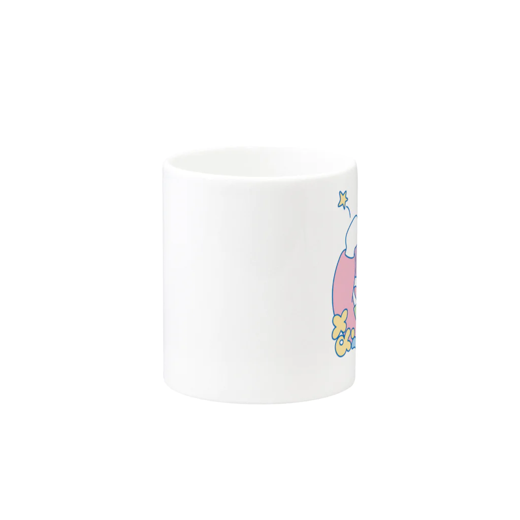 SatelliteStudioのな〜んちって Mug :other side of the handle