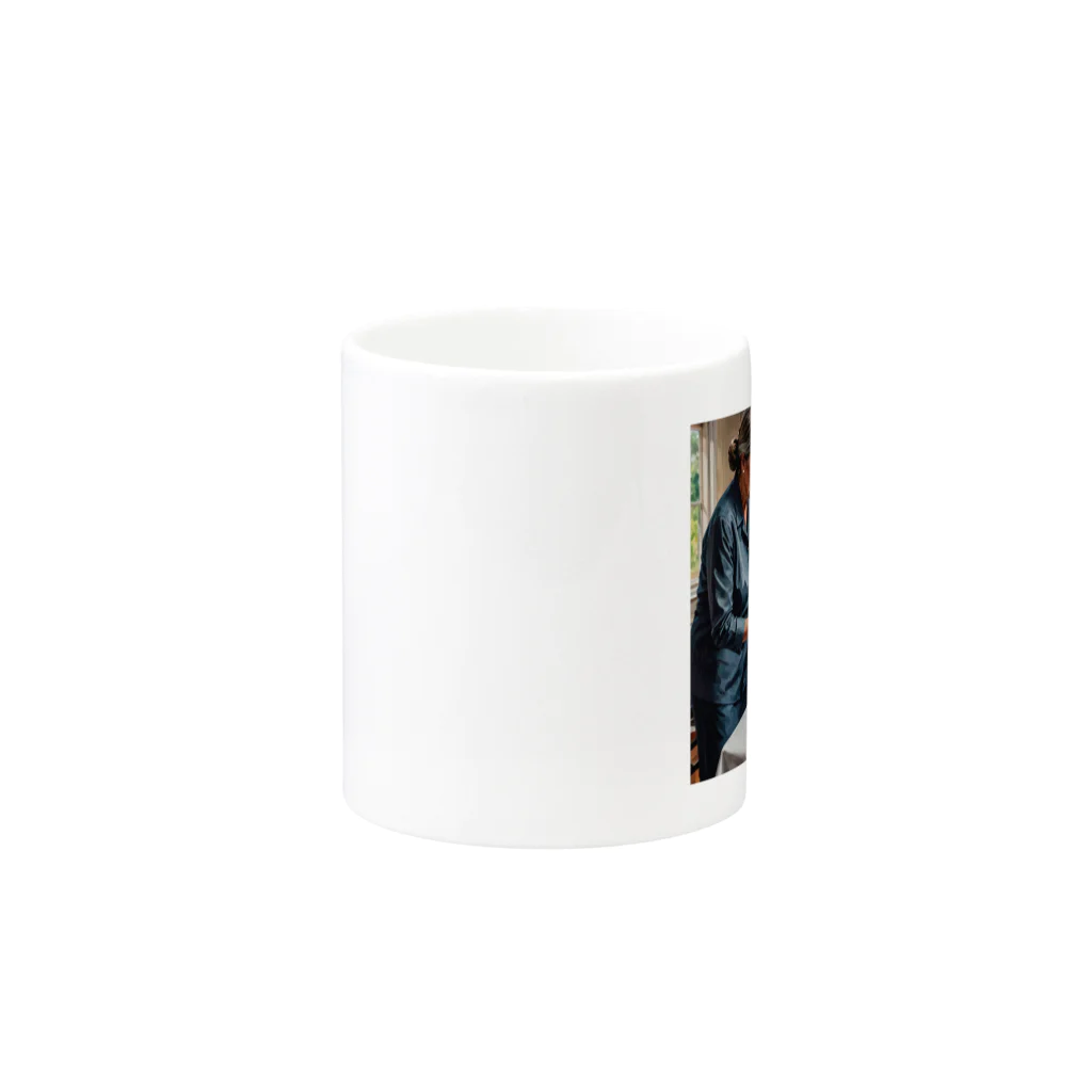 cwiwaの楽しい食事 Mug :other side of the handle