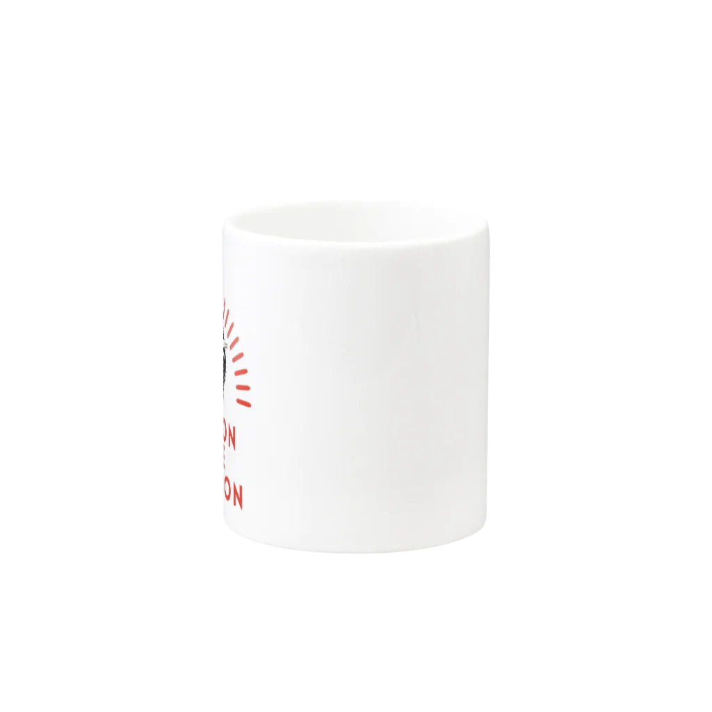 CHIBE86のCrimson Rose Rebellion Mug :other side of the handle