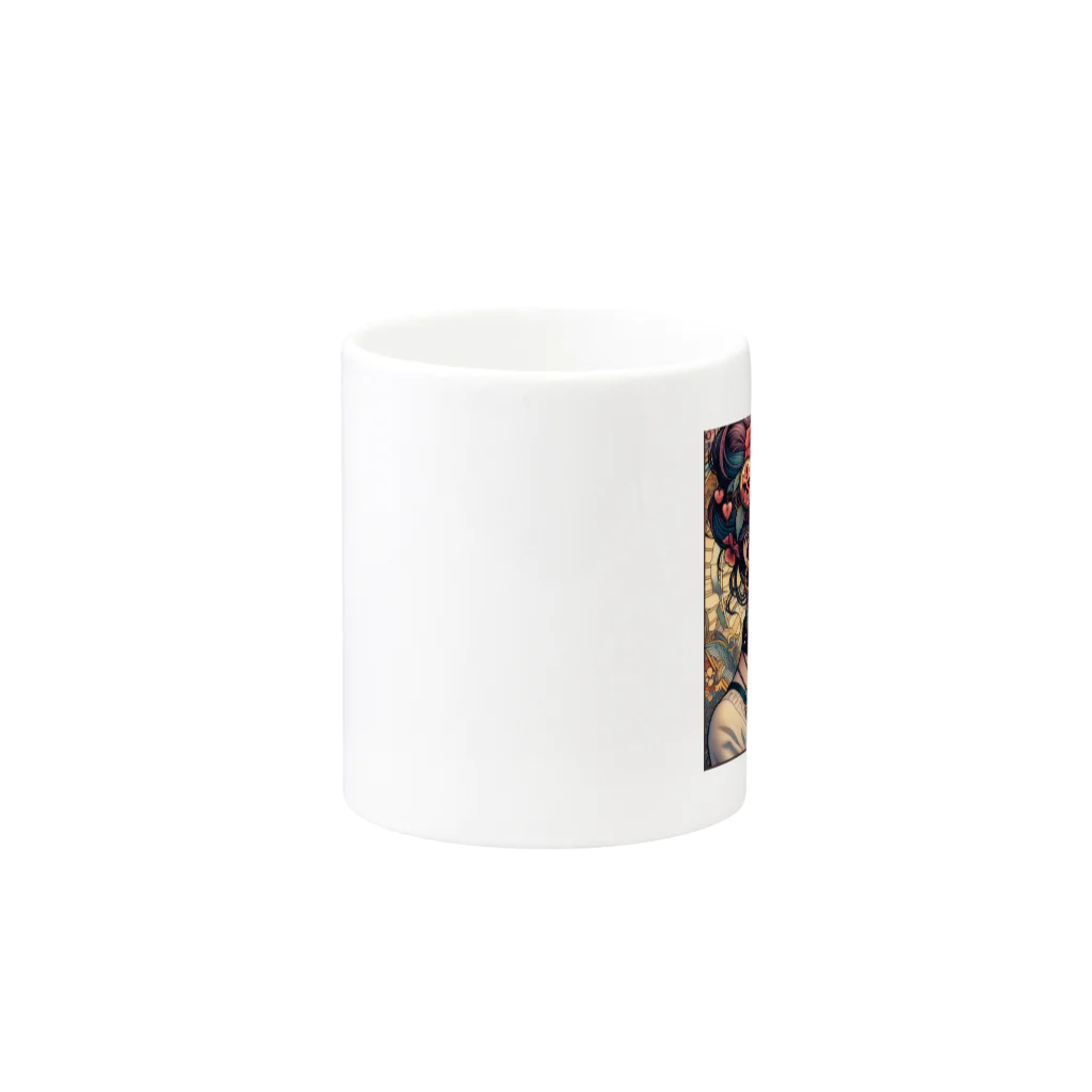 riarioのピンク Mug :other side of the handle