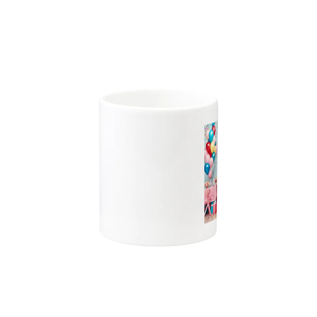 ゆゆゆの足長ジェントルマン Mug :other side of the handle