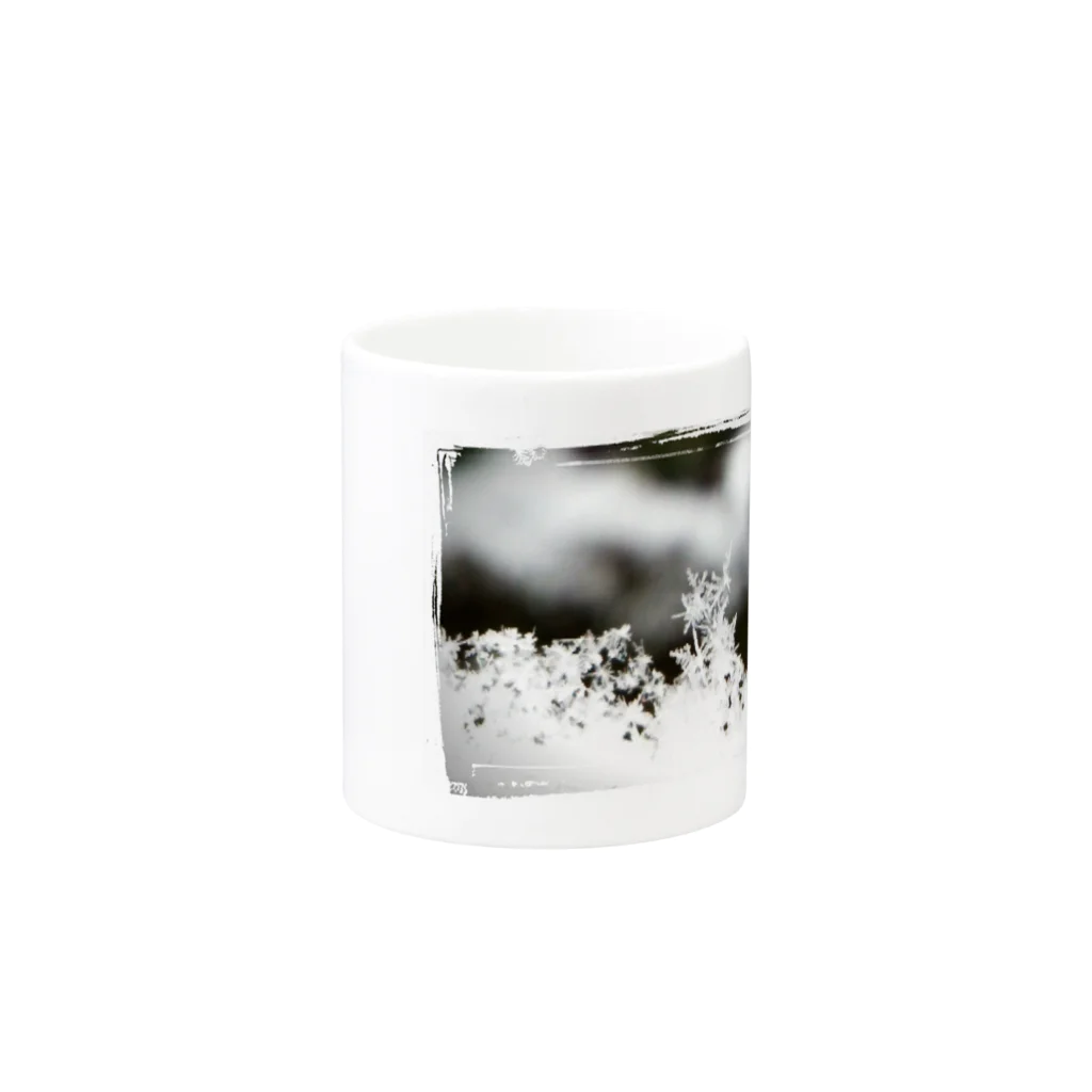 tsukikoの雪の結晶 Mug :other side of the handle