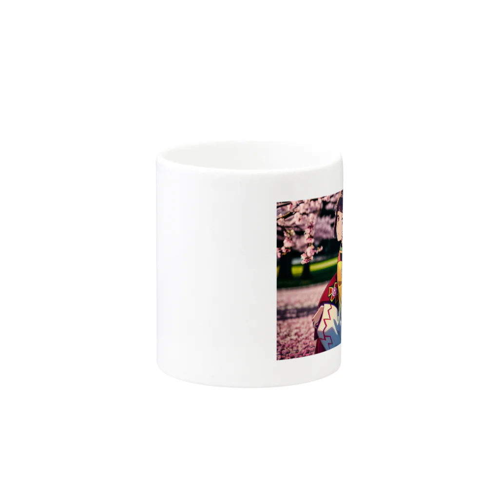 Mr_GeishaのSakura girl Mug :other side of the handle