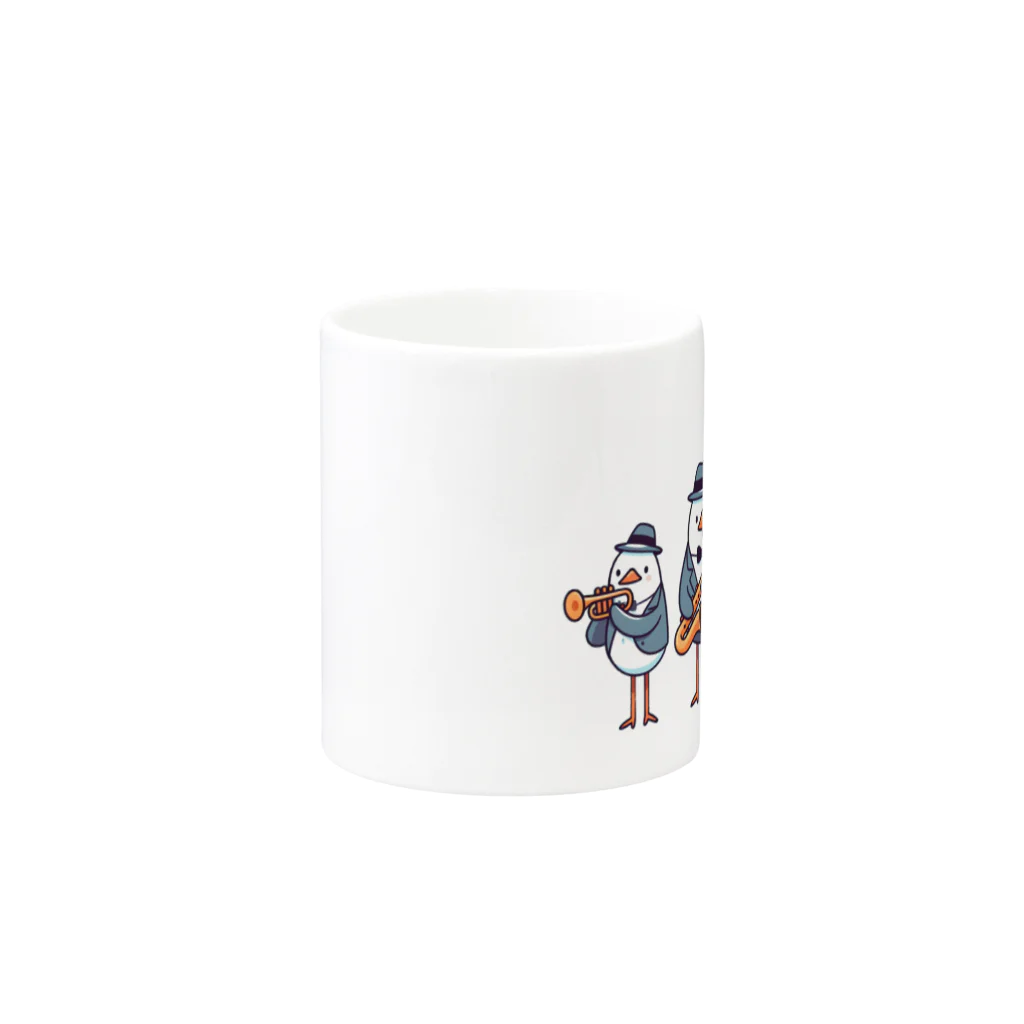 lblのカモメのジャズバンド Mug :other side of the handle