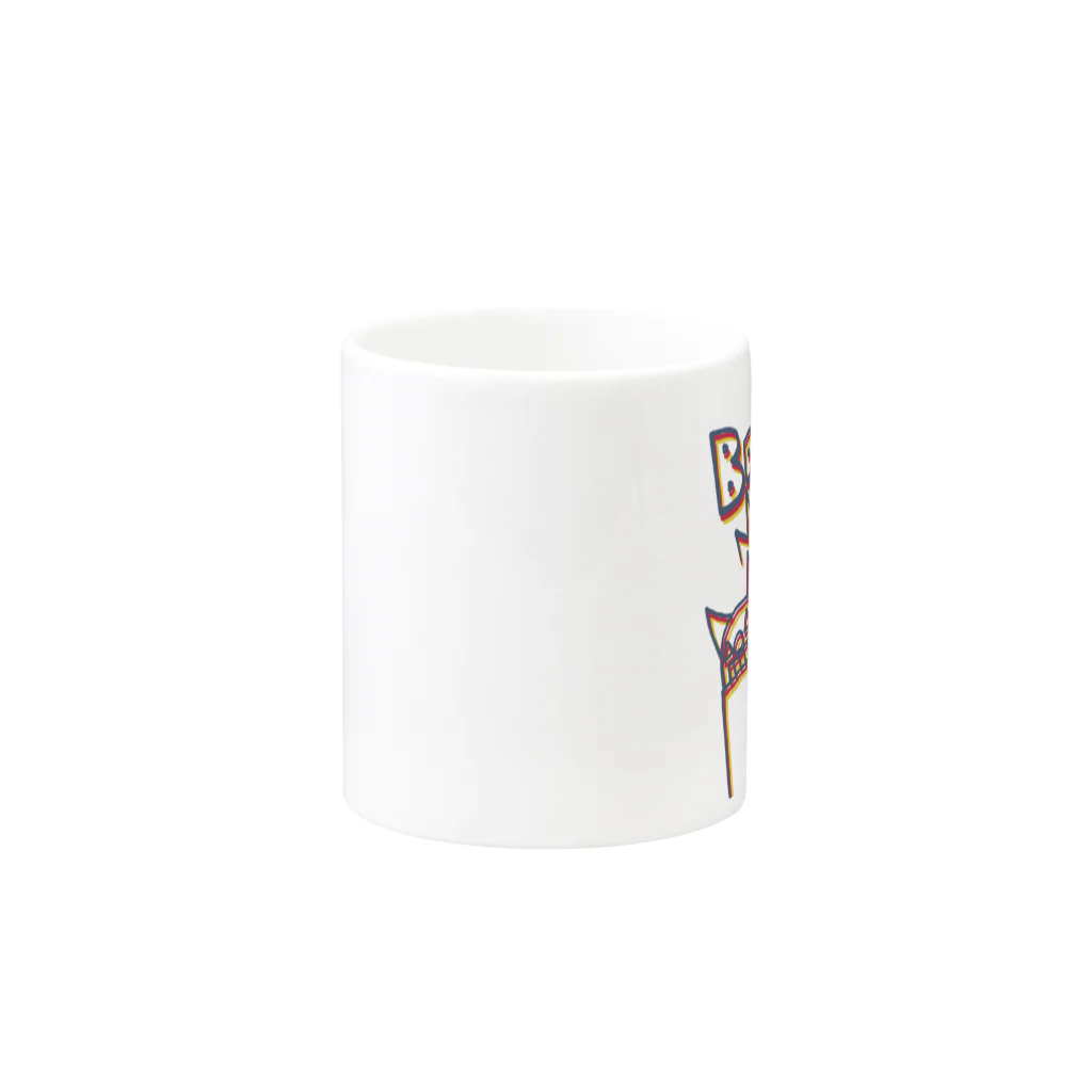 Seven's Shop の【ASTRO CAT 】猫パンチ Mug :other side of the handle