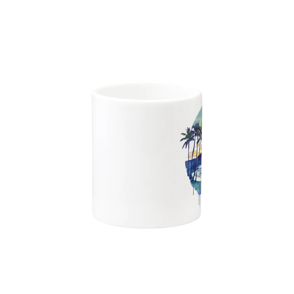 ALOHA from HAWAII 〜ハワイから愛を込めて〜のGood morning, Hawaii Mug :other side of the handle