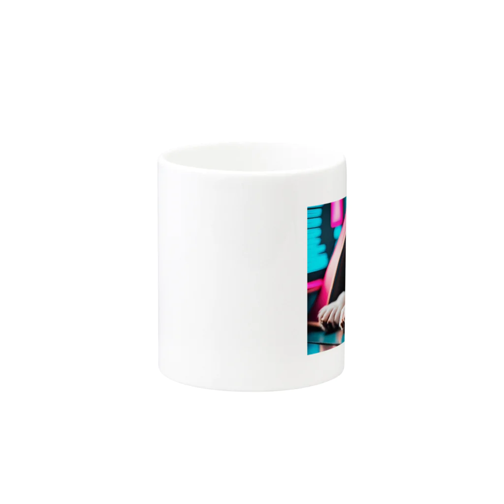 TMBUのワンだふる Mug :other side of the handle