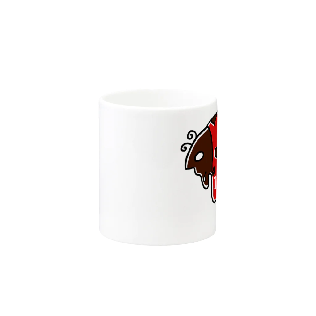 Ladybugcolorのビターチョコテントウ Mug :other side of the handle