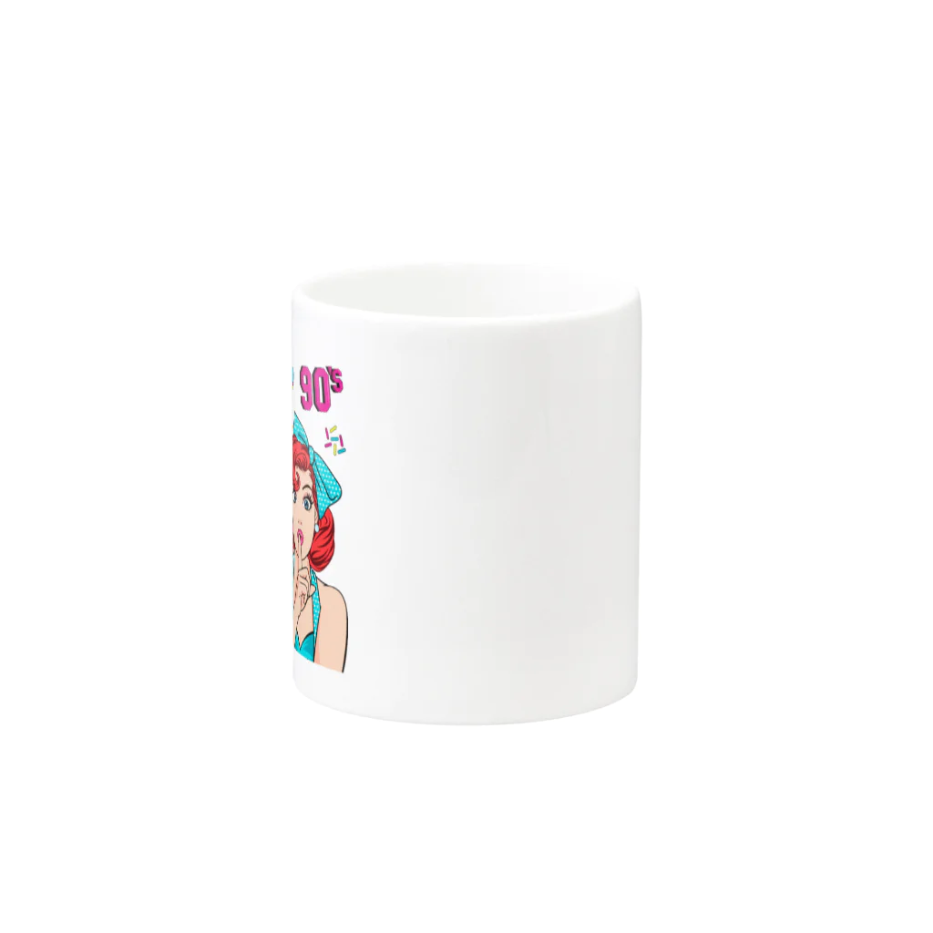 CHIBE86のRetro Vibes　レトロな雰囲気 Mug :other side of the handle