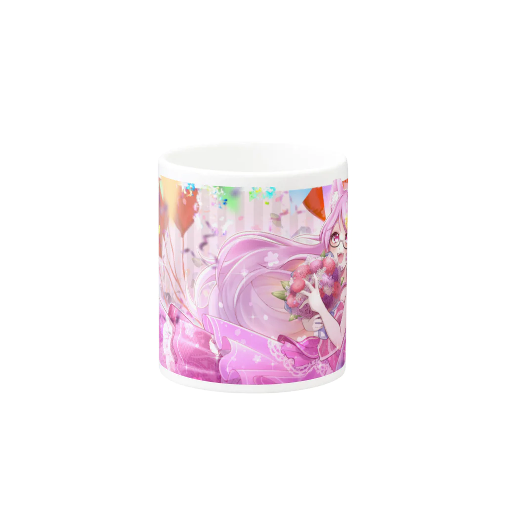 桜乃えだの桜乃えだ  収益化記念オリジナルグッズ Mug :other side of the handle