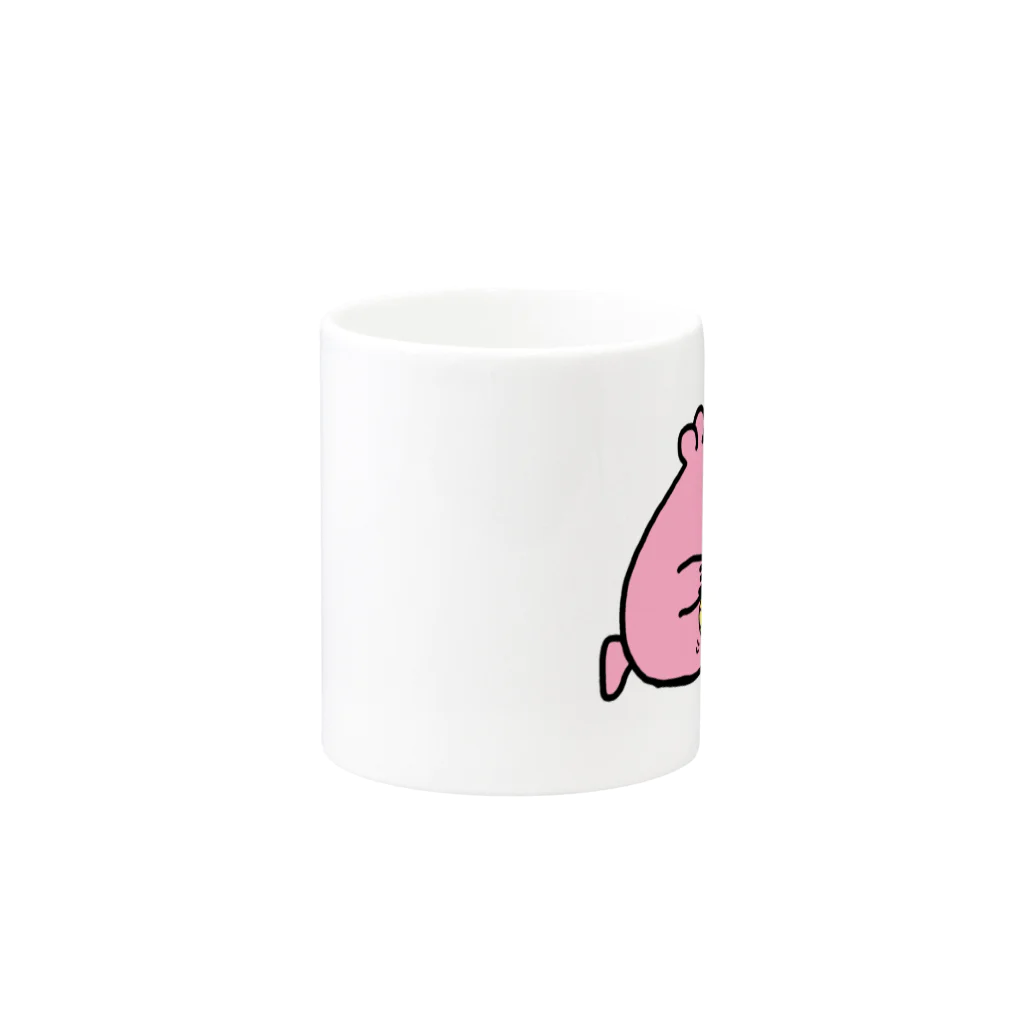 Re-star Basketballのぽちゃくま Mug :other side of the handle