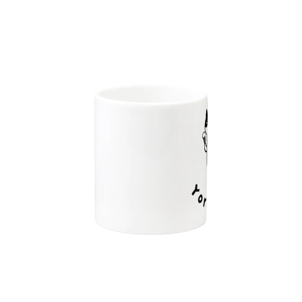 nekomataのYorimichi　マグカップ Mug :other side of the handle