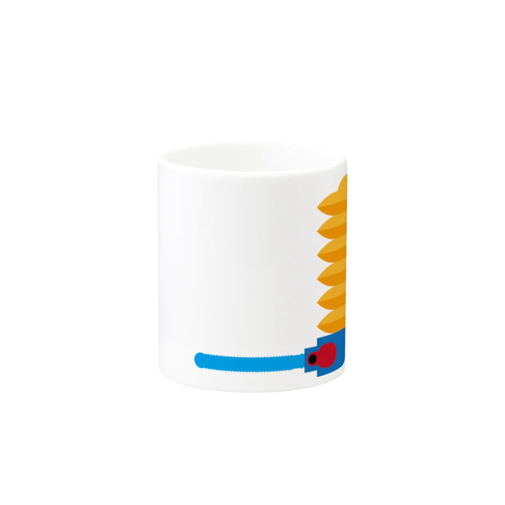 MIlle Feuille(ミルフィーユ) 雑貨店の空気入れ Mug :other side of the handle